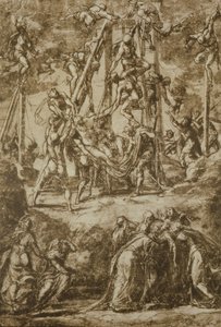 Undersøgelse til deponeringen af Domenico Robusti Tintoretto