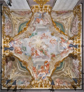 Loft med allegori om efteråret, Bacchus, Hall of Autumn
