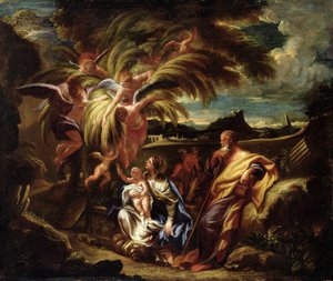 Resten på flugten til Egypten, ca. 1700