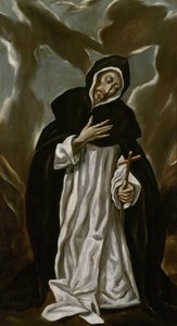 Saint Dominic, ca. 1610. af Dominico El Greco