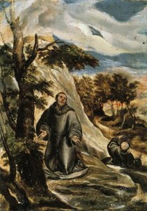 Sankt Frans af Assisi modtager Stigmata, ca 1565-1570.