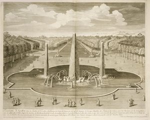 Apollonfontænen i Versailles haver af Dominique (after) Girard