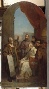 Arkitektur: den italienske maler og billedhugger Michelangelo Buonarroti kendt som Michelangelo (Michelangelo eller Michelangelo af Dominique Magaud