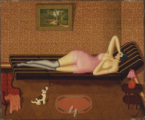 Summer Siesta Woman Lying, 1933. af Dominique Peyronnet