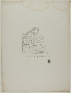 Siddende jomfru af Dominique Vivant Denon