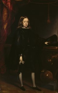 Charles II, konge af Spanien, ca. 1673 (olie på lærred)