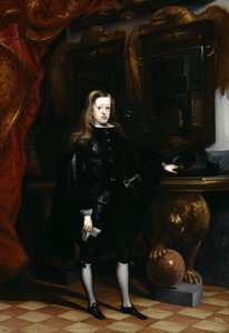 Portræt af Karl II, ca. 1675 af Don Juan Carreno de Miranda