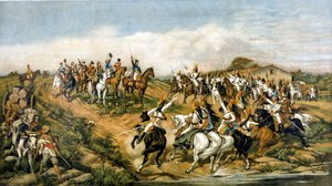 Uafhængighed eller død!. Maleri af Pedro Americo, Museum of Ypiranga (Sao Paulo). Allegorisk fremstilling om Brasiliens uafhængighed den 7/09/1822. af Don Pedro di Figueredo Americo