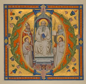 Tilføje. 37472 f.3: En udskæring fra en Gradual, med en historisk initial, 
