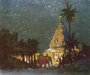 Indien (farvelitografi)