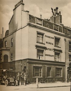 The Running Footman, A Picture of the Old Mayfair, c1935. af Donald McLeish