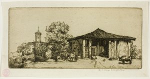 En toscansk gård af Donald Shaw MacLaughlan