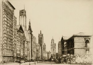 Chicago, Michigan Avenue nr. 1 af Donald Shaw MacLaughlan