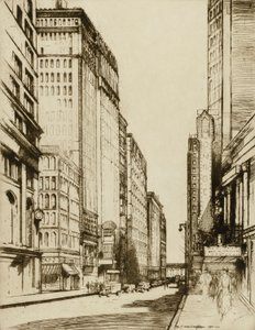 Chicago, Monroe Street af Donald Shaw MacLaughlan
