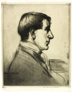 Drypoint nummer fire: Portræt