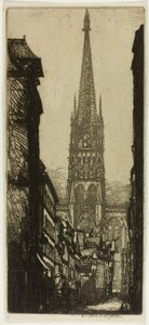 La Fleche, Rouen af Donald Shaw MacLaughlan