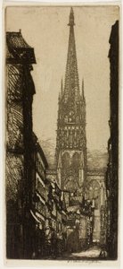 La Fleche, Rouen af Donald Shaw MacLaughlan