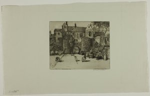 La Porte Gayole, Boulogne-sur-Mer af Donald Shaw MacLaughlan
