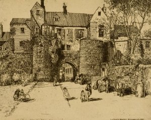 La Porte Gayole, Boulogne sur Mer af Donald Shaw MacLaughlan