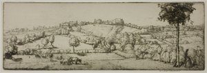 Landskab, Bretagne af Donald Shaw MacLaughlan