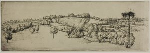 Landskab, Bretagne af Donald Shaw MacLaughlan