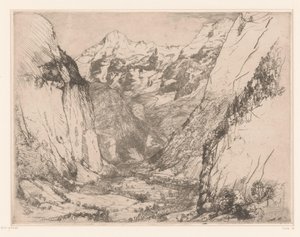 Lauterbrunnen-dalen Lauterbrunnen af Donald Shaw MacLaughlan