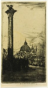 Løvesøjle, Venedig af Donald Shaw MacLaughlan