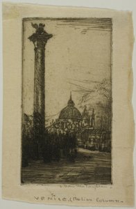 Løvesøjle, Venedig af Donald Shaw MacLaughlan