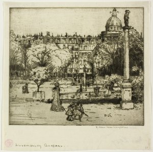 Luxembourg Gardens, Paris af Donald Shaw MacLaughlan