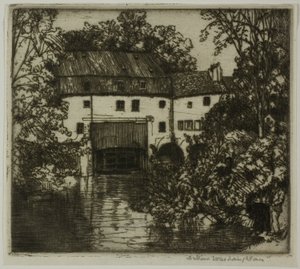 Moulin St. Maurice af Donald Shaw MacLaughlan