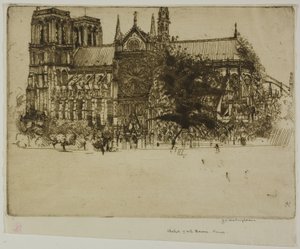 Notre-Dame, Paris af Donald Shaw MacLaughlan