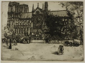 Notre-Dame, Paris af Donald Shaw MacLaughlan