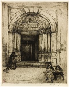Portal for St. Germain-des-Pres af Donald Shaw MacLaughlan