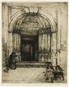 Portal for St. Germain-des-Pres af Donald Shaw MacLaughlan