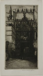 Hertugpaladsets portal, Venedig af Donald Shaw MacLaughlan