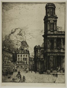 Saint Sulpice, Paris: Det store tårn af Donald Shaw MacLaughlan