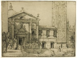 Santa Maria Formosa, Venedig af Donald Shaw MacLaughlan