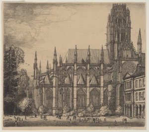 St. Ouen, Rouen af Donald Shaw MacLaughlan