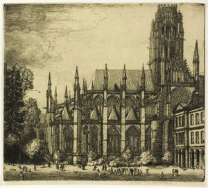 St. Ouen, Rouen af Donald Shaw MacLaughlan