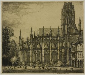 St. Ouen, Rouen af Donald Shaw MacLaughlan
