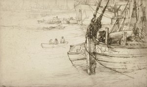 Den lille pool, London af Donald Shaw MacLaughlan