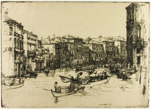 Markedet, Venedig af Donald Shaw MacLaughlan