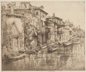 Venetiansk middag af Donald Shaw MacLaughlan