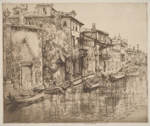 Venetiansk middag af Donald Shaw MacLaughlan