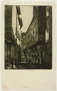 Via San Vitale, Bologna af Donald Shaw MacLaughlan