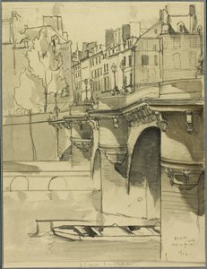 Udsigt over Pont Neuf af Donald Shaw MacLaughlan