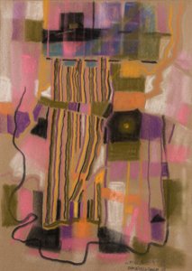 Ariadnes tråd, 2002 (pastel på fløjlsblødt papir)