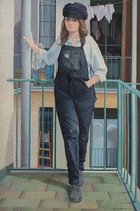 Monica på altanen af Donatella Merlo