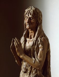 Maria Magdalene. Polykrom træskulptur af Donatello