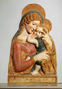 Jomfruen og Jesusbarnet ... af Donatello